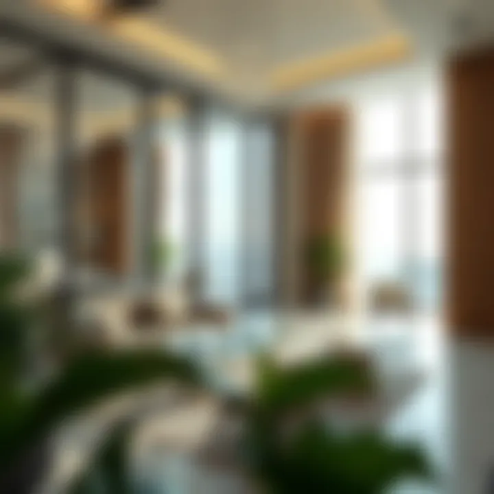 Interior design of Sheikh Maryam Building showcasing sustainable features