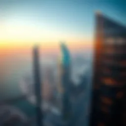 Aerial view of SkyDubai showcasing its stunning architecture