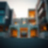 Stunning exterior view of Studio Al Khail Gate showcasing modern architectural design.