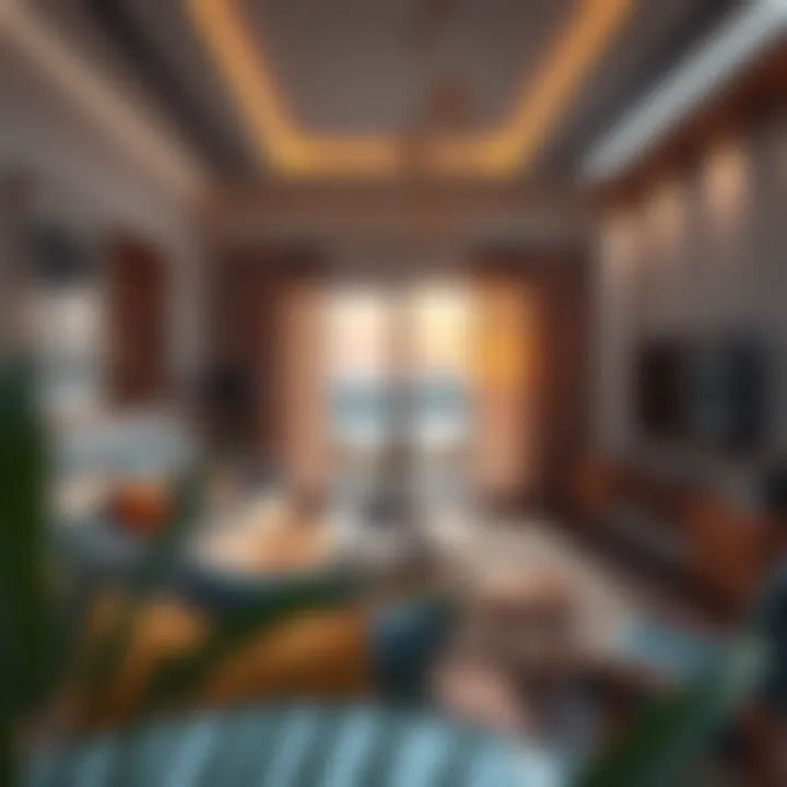 Charming Living Space with View in Al Mamzar Cozy living space with beautiful view in Al Mamzar