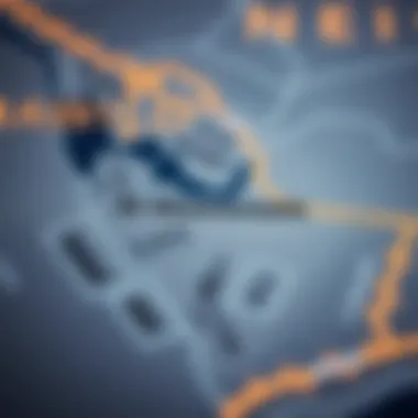 Map highlighting the strategic location of Al Shawamekh within the UAE