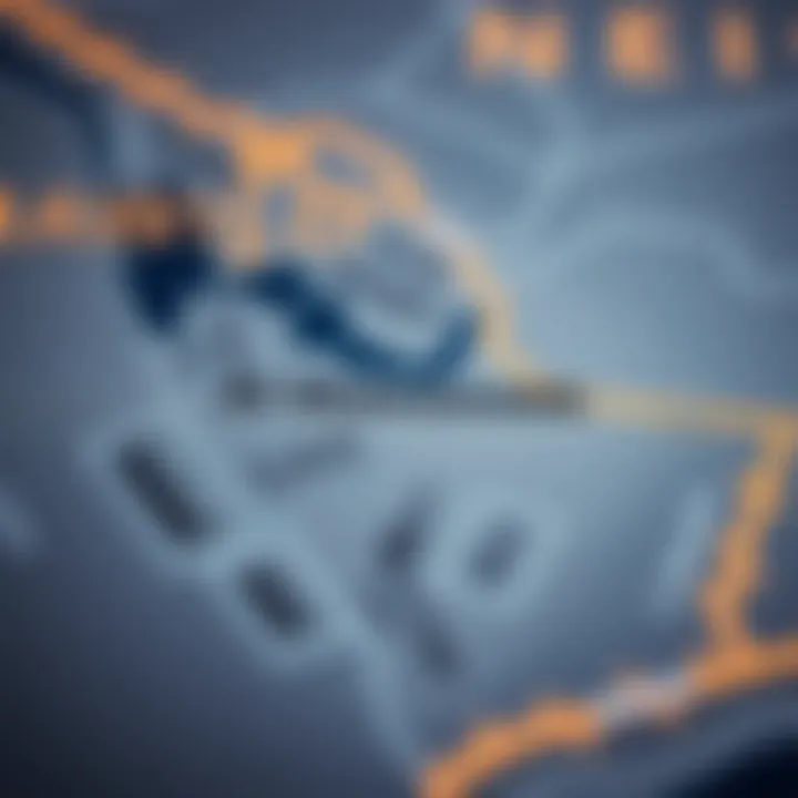 Map highlighting the strategic location of Al Shawamekh within the UAE