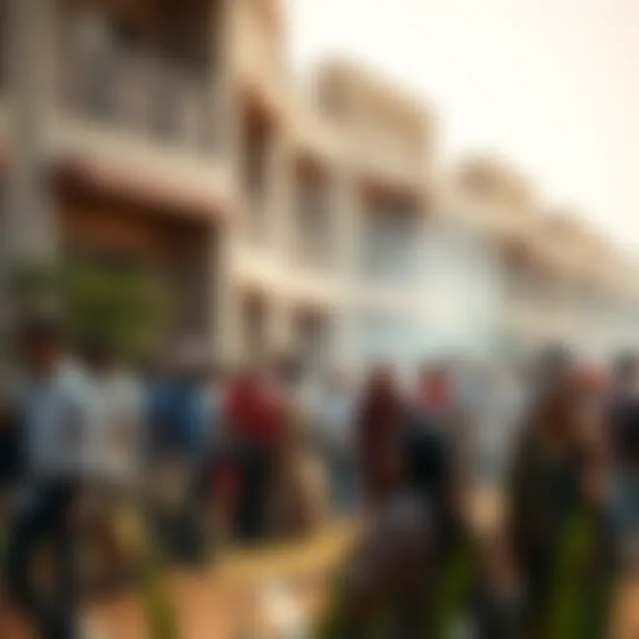 Community Life in Tilaal Mirdiff Community gathering showcasing the vibrant lifestyle in Tilaal Mirdiff