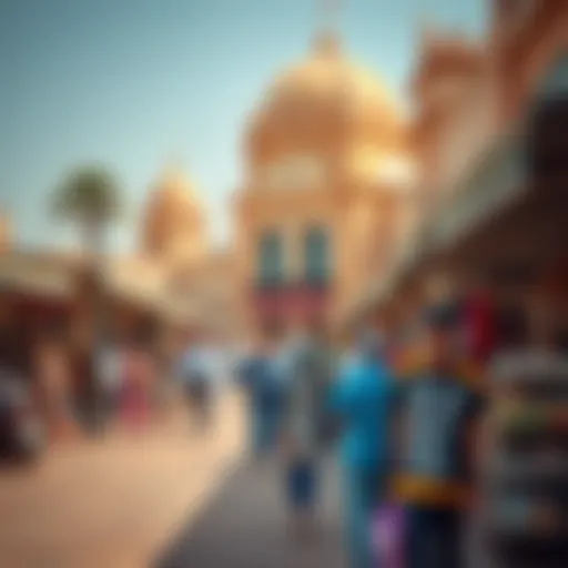 Vibrant Marketplace at Traders Village Vibrant marketplace scene showcasing diverse stalls within Traders Village Al Buraimi.