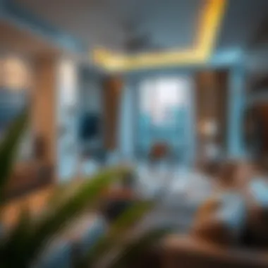 Trendy living spaces in a 2 BHK apartment reflecting modern lifestyle