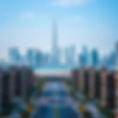 Dubai Skyline with Residential Properties