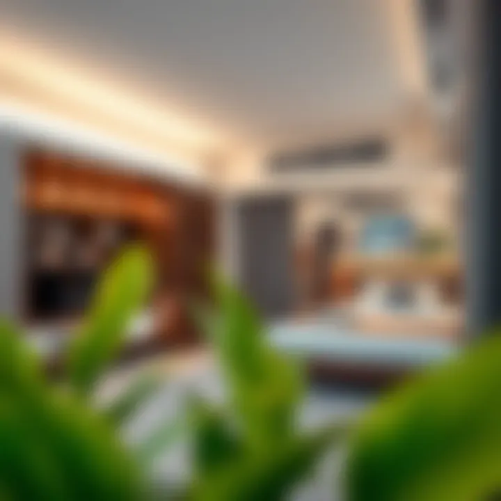 Modern shared living space in Dubai