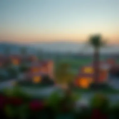 Luxurious golf estate community Luxurious golf estate community showcasing serene landscapes