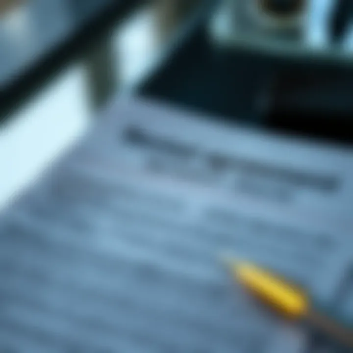 Rental agreement document